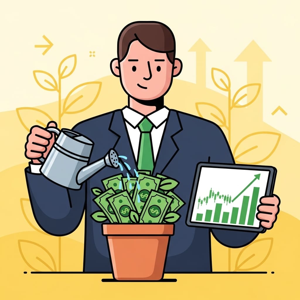 주식 시장이 상승하면서 달러도 같이 커지는 모습