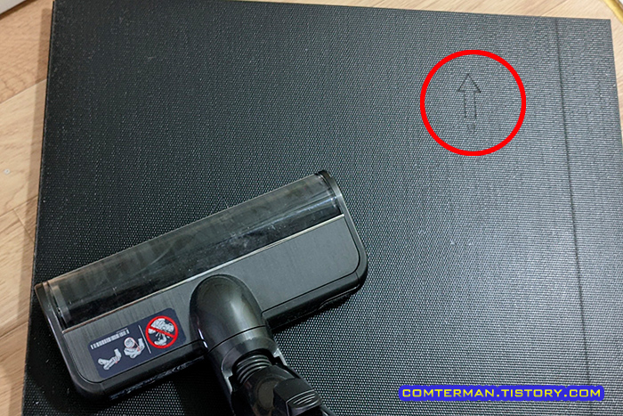 타일카페트 설치 방향 구분