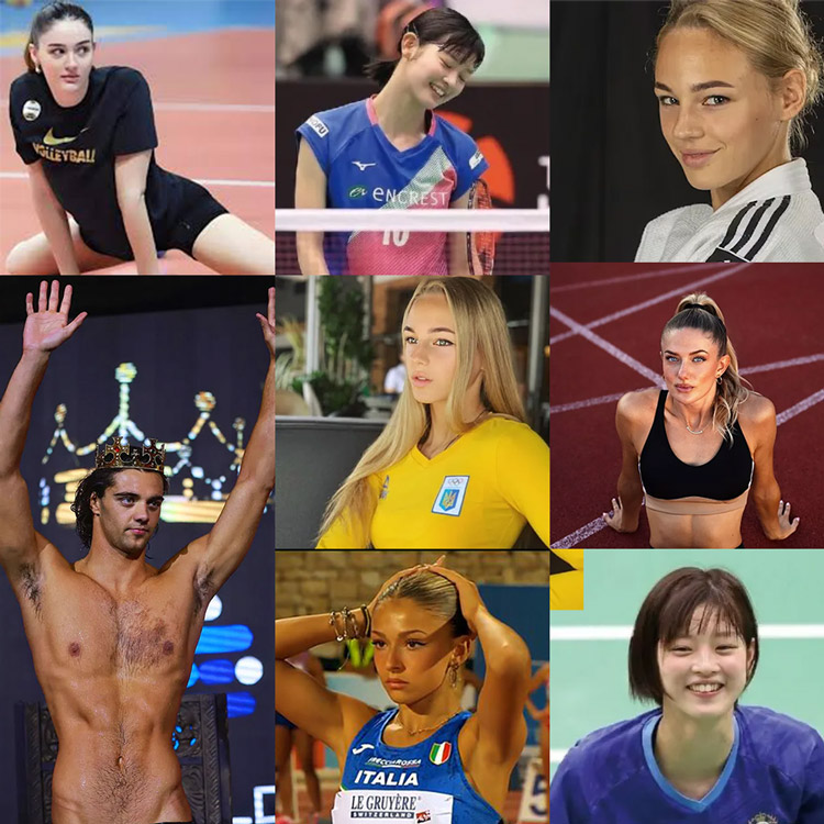 파리 올림픽 미남, 미녀 선수 BEST 6