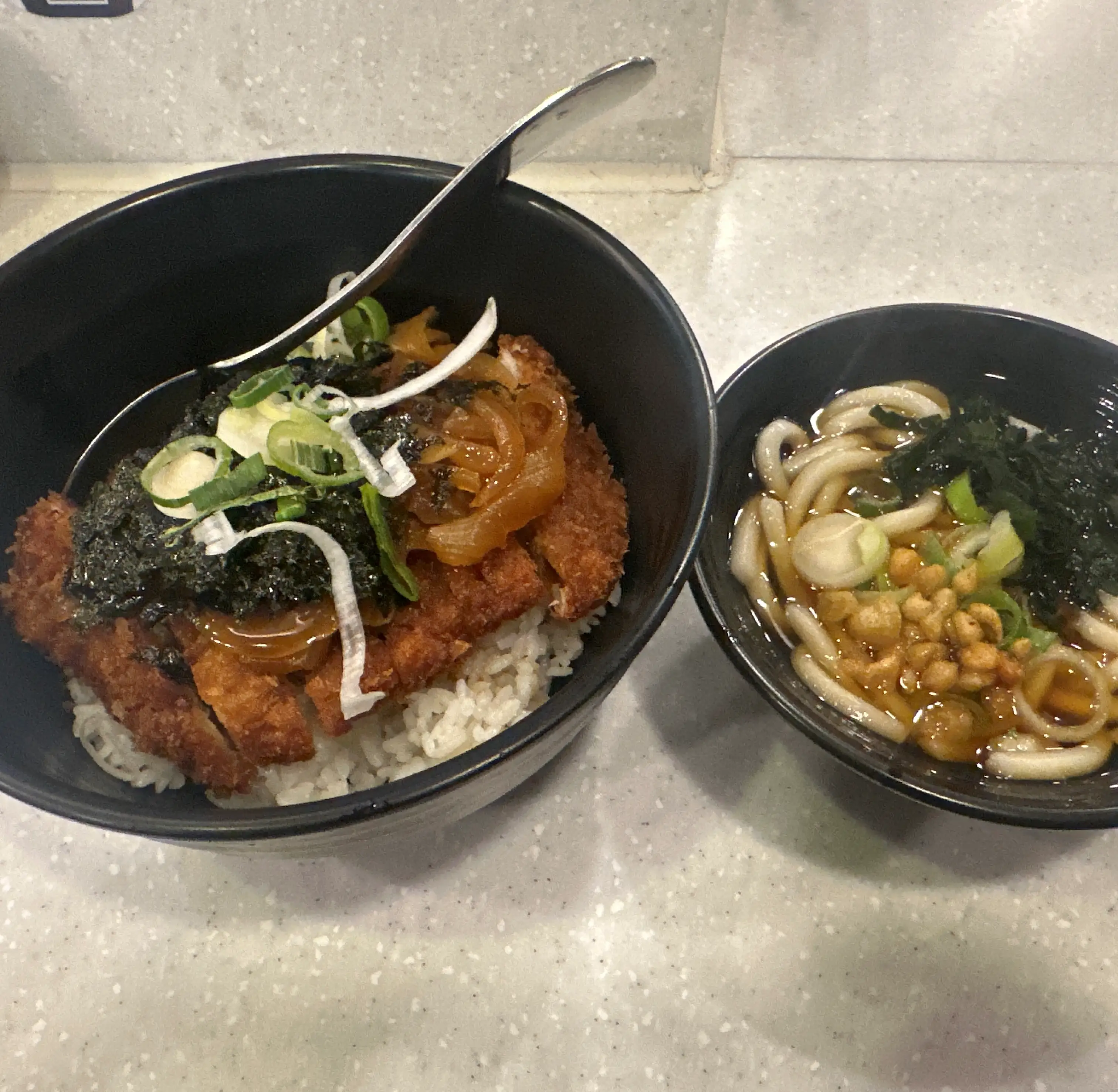 돈까스덮밥_우동