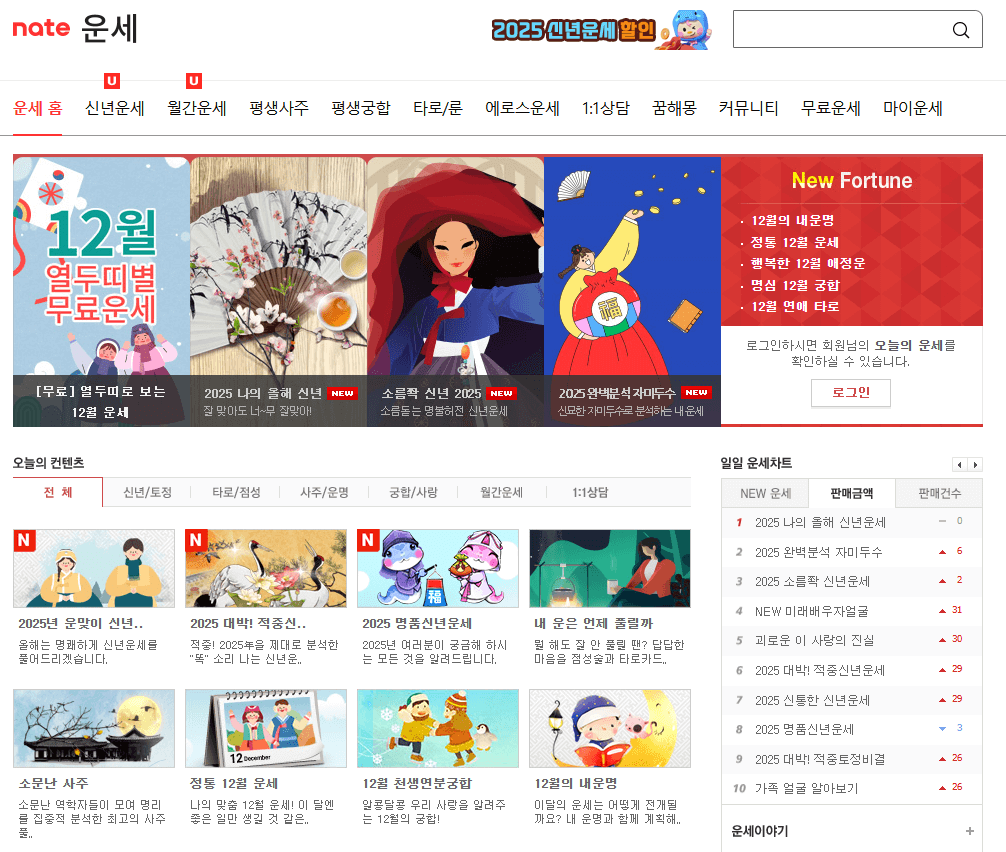 25년 신년운세