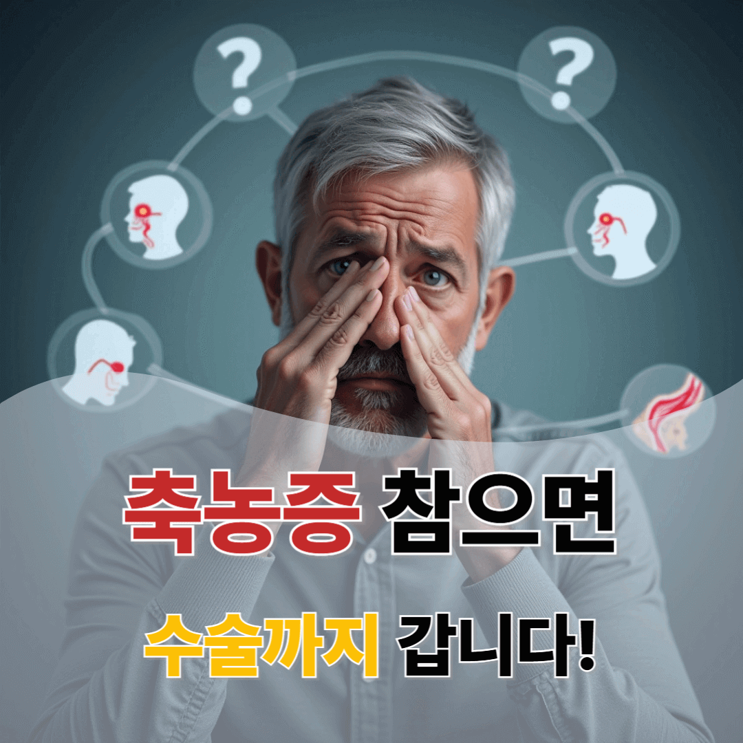 축농증 방치하면 수술까지? 놓치기 쉬운 경고 신호 5가지