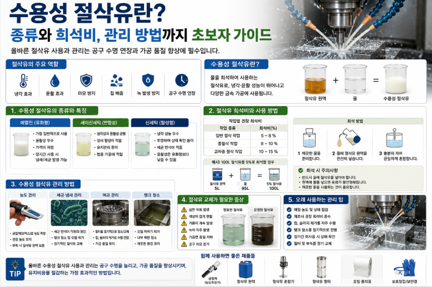 수용성 절삭유란?