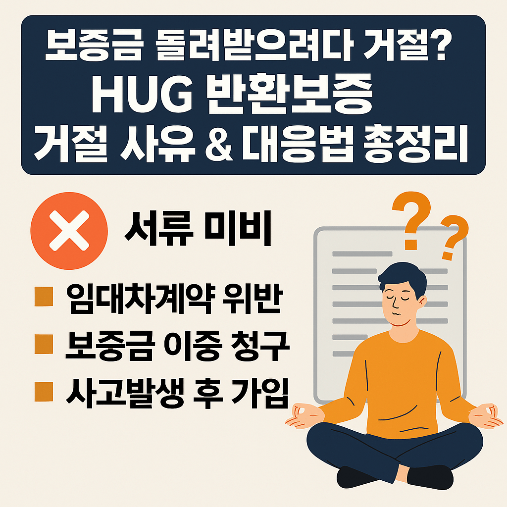 한국 HUG 전세보증금 반환보증 신청법