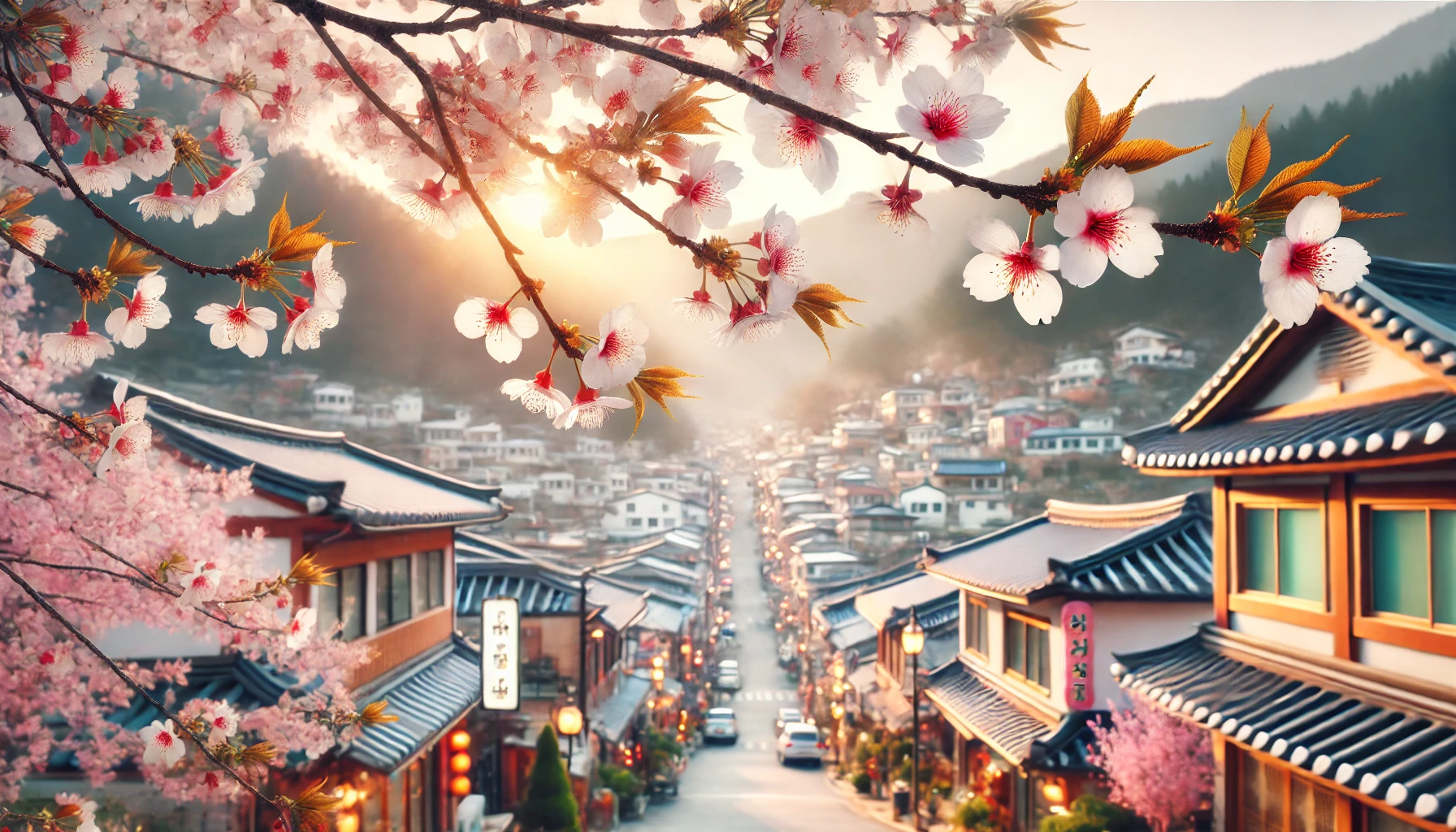 유성온천벗꽃거리