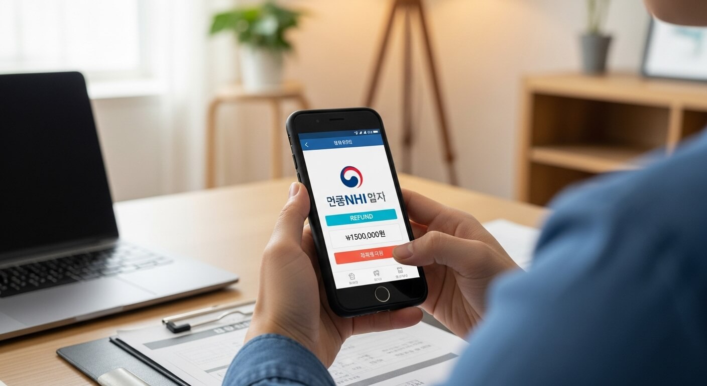 국민건강보험 환급금 조회