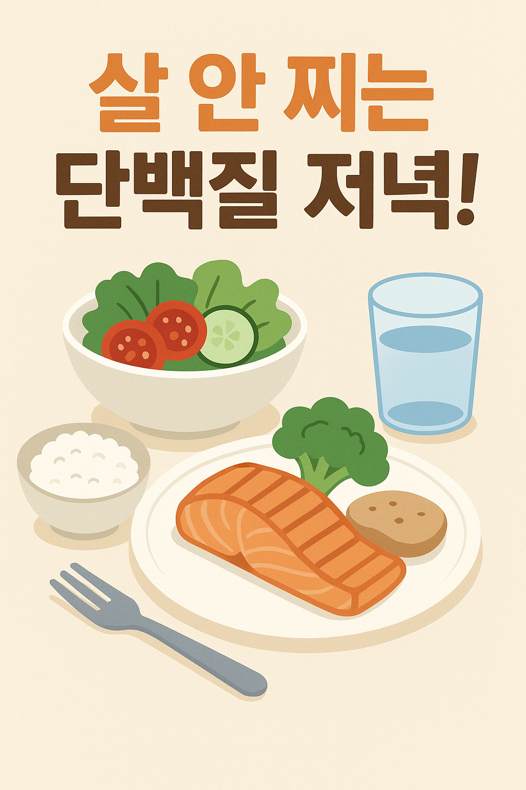 살 안찌는 단백질 저녁