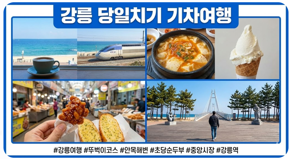 강릉 당일치기 여행