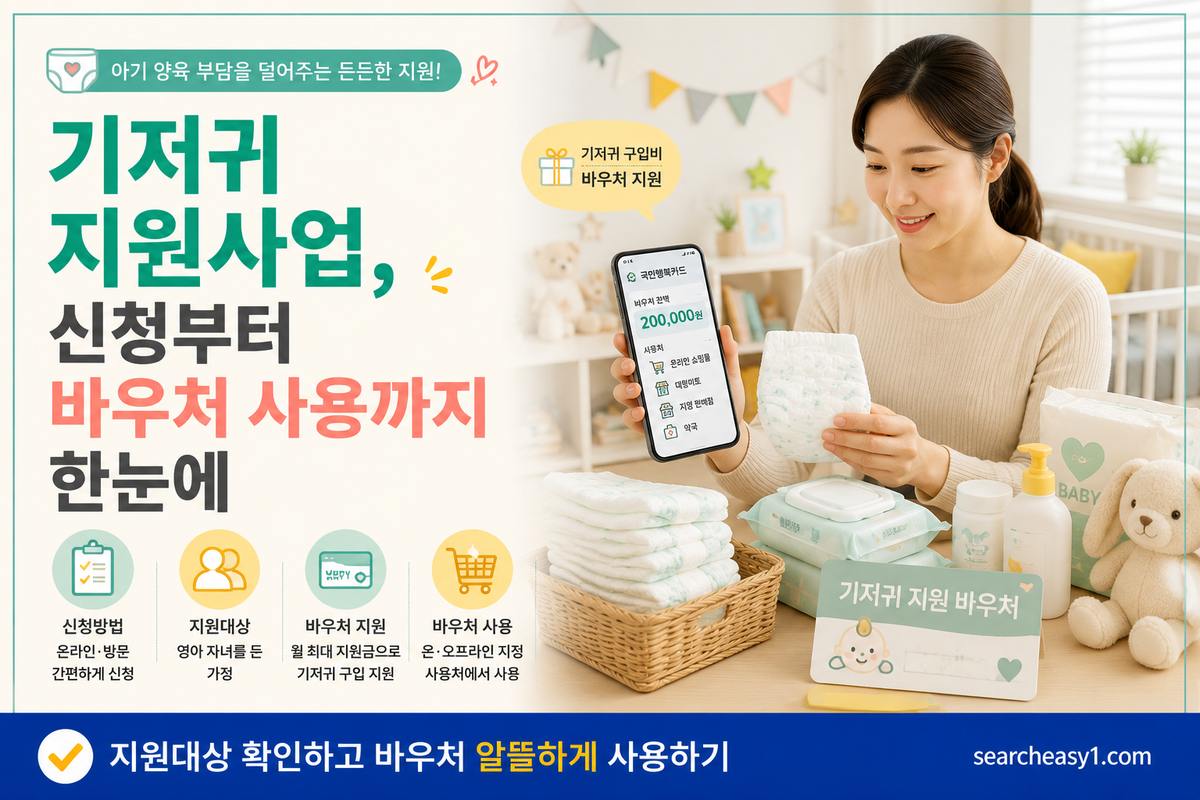 기저귀 지원사업
