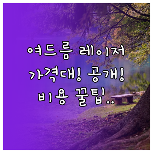 피부과 여드름 레이저 시술 가격대와 ..