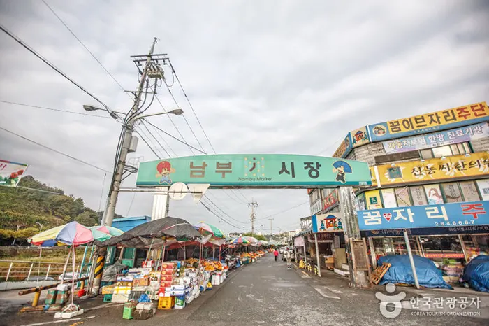 전주 남부시장 전경 이미지