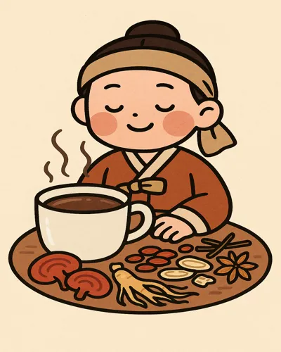 피로 회복 돕는 따뜻한 차