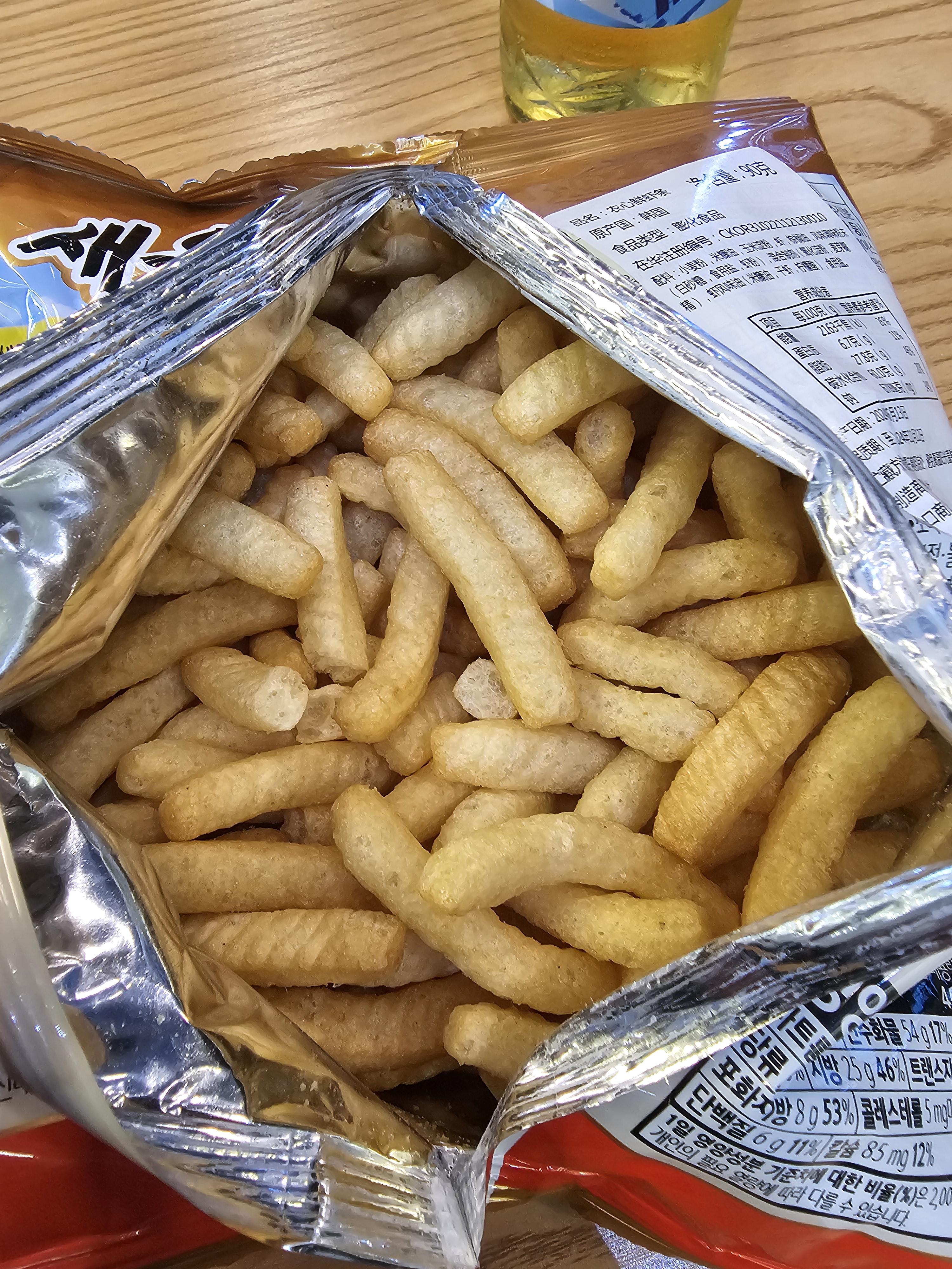 새우깡과 하얼빈맥주