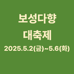 5월, 초록 향기 따라 떠나는 여행 – 보성다향대축제 녹차의 매력을 만나다
