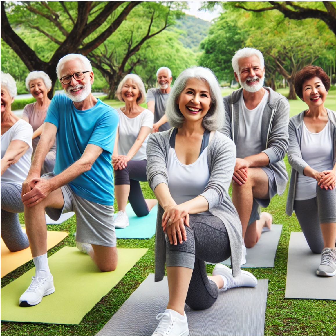 노년층이 건강한 운동