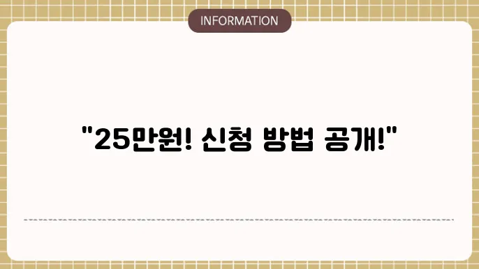 민생회복지원금 25만원 신쳠어 자도