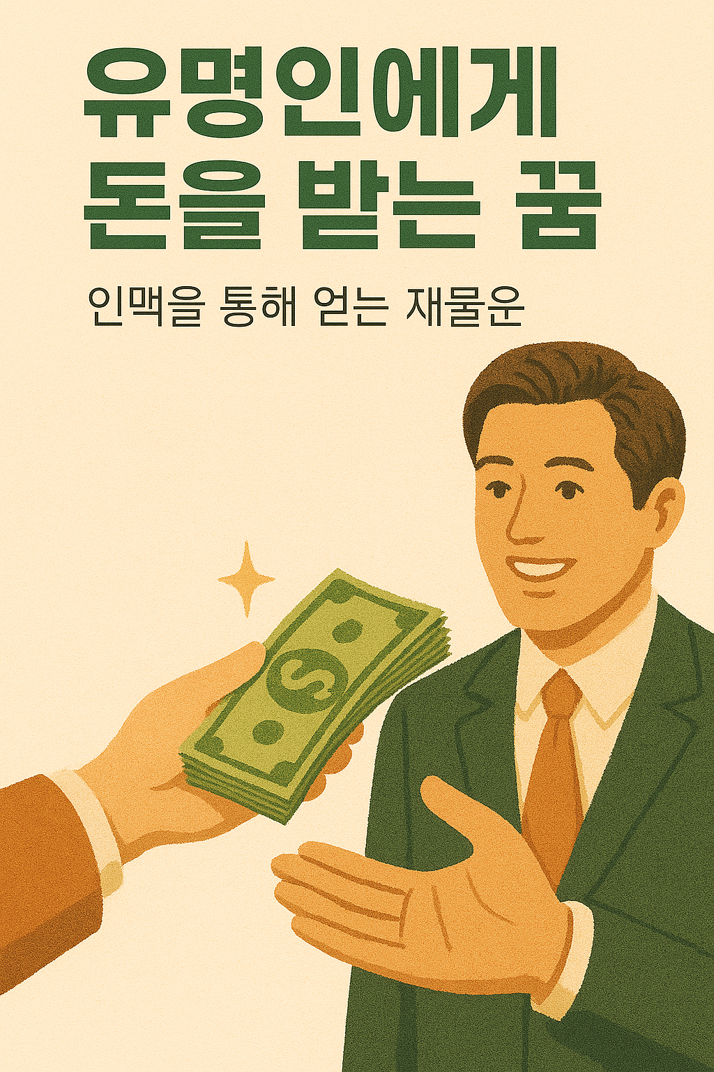 유명인에게 돈을 받는 꿈