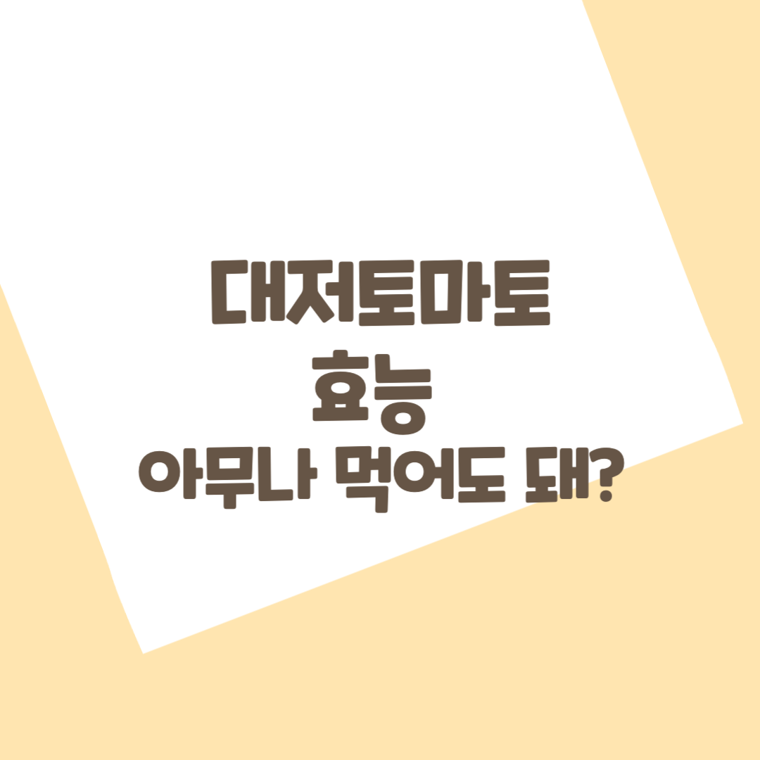 대저토마토