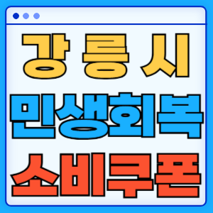 강원도 강릉시 민생회복 지원금 소비쿠폰 온라인 오프라인 신청방법 지급일 금액 신청기간 사용처 카드신청 조회