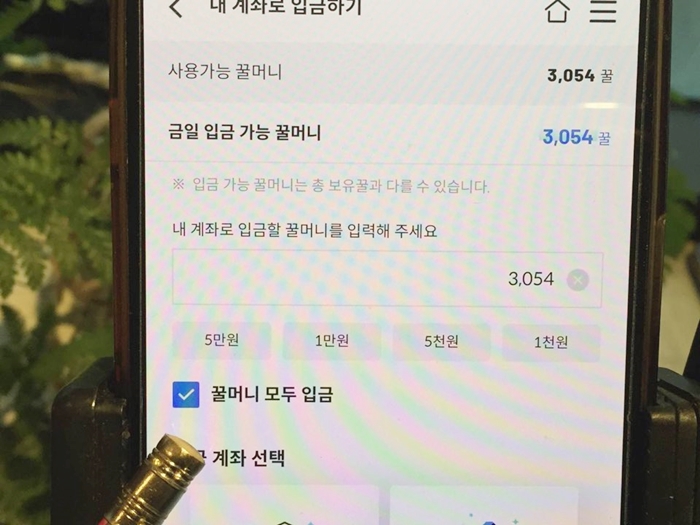 꿀머니-입금방법