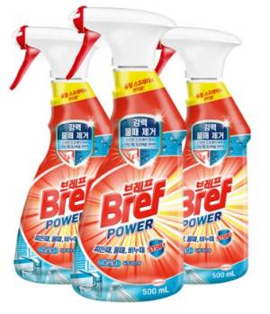 브레프 파워 욕실 세정제, 500ml, 3개