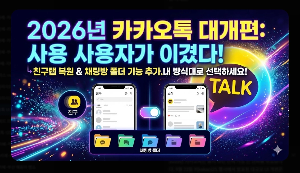 카카오톡 UI 개편 2026 완벽 대비 가이드