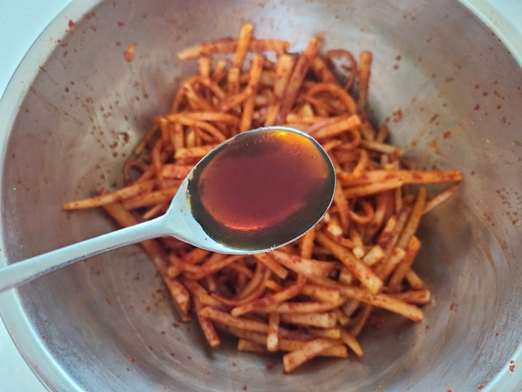 편스토랑 무생채 레시피