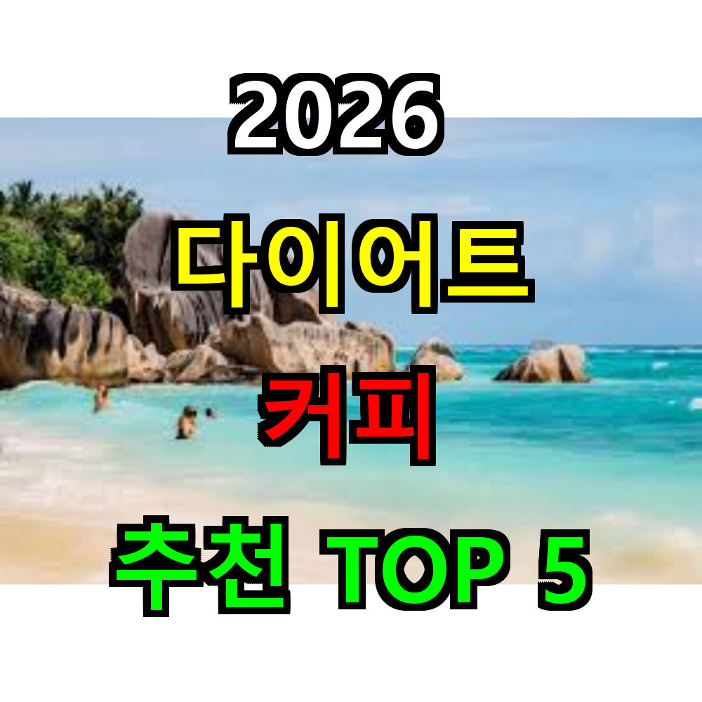 2026 다이어트 커피 추천 TOP 5