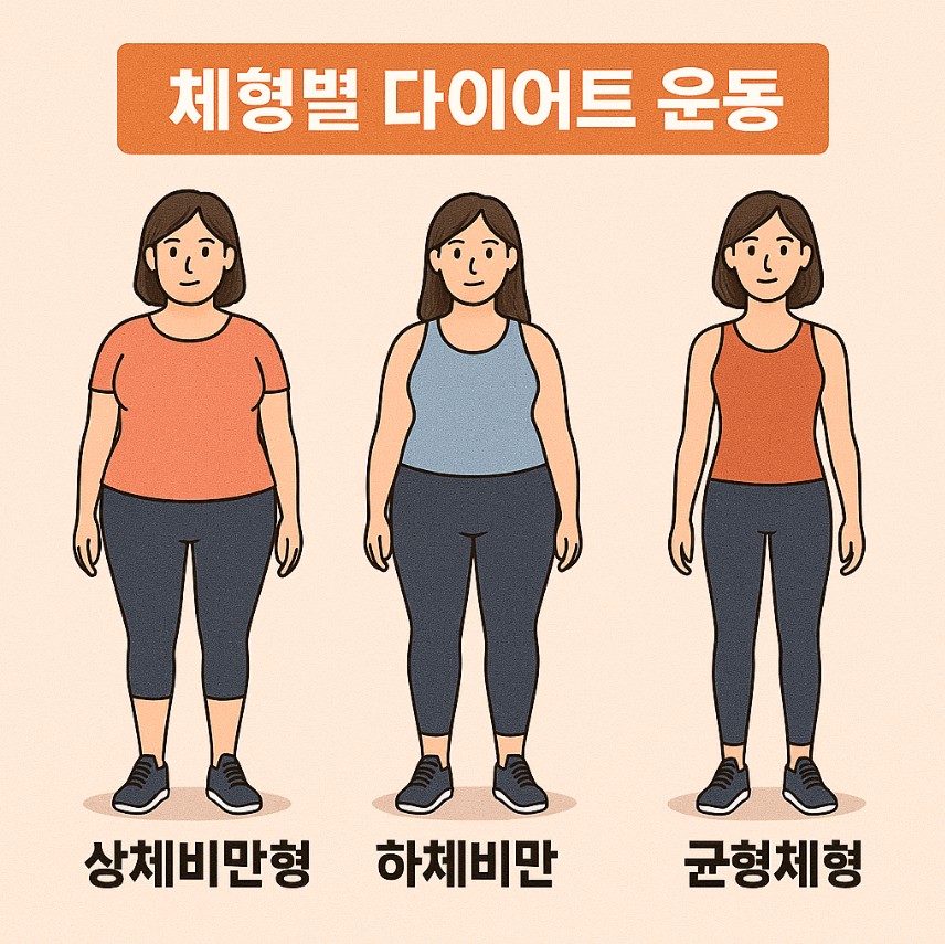 체형별 다이어트 전략, 맞춤 운동