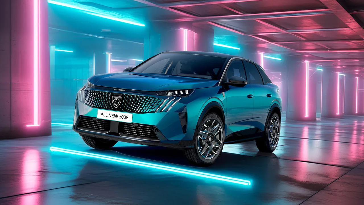 푸조 3008 하이브리드 차량 이미지