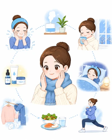 겨울철 피부 보습 유지 관리 방법11