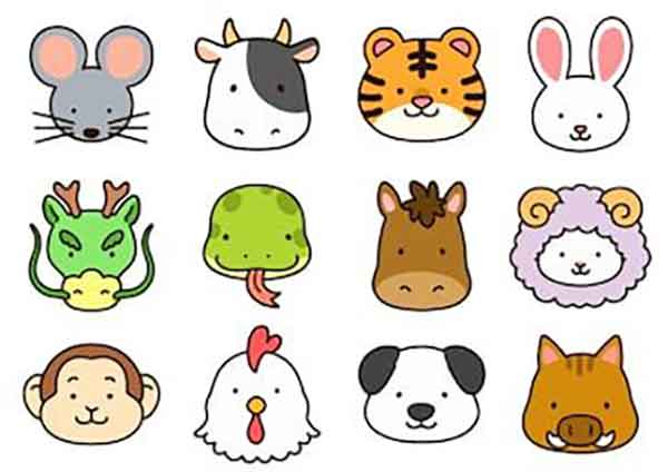 십이간지 동물띠 모음