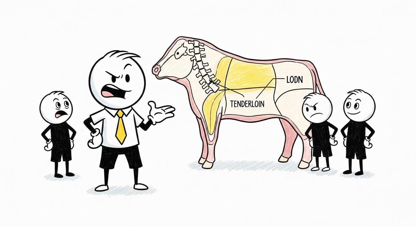 소고기 안심과 등심의 부위별 특징 및 위치