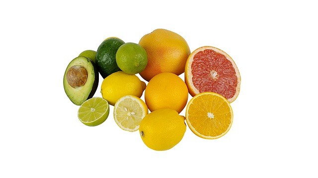 비타민C가 풍부한 감귤류 과일