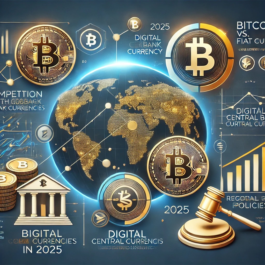 2025년 비트코인과 법정화폐 (CBDC와의 경쟁, 글로벌 수용성, 규제 변화)