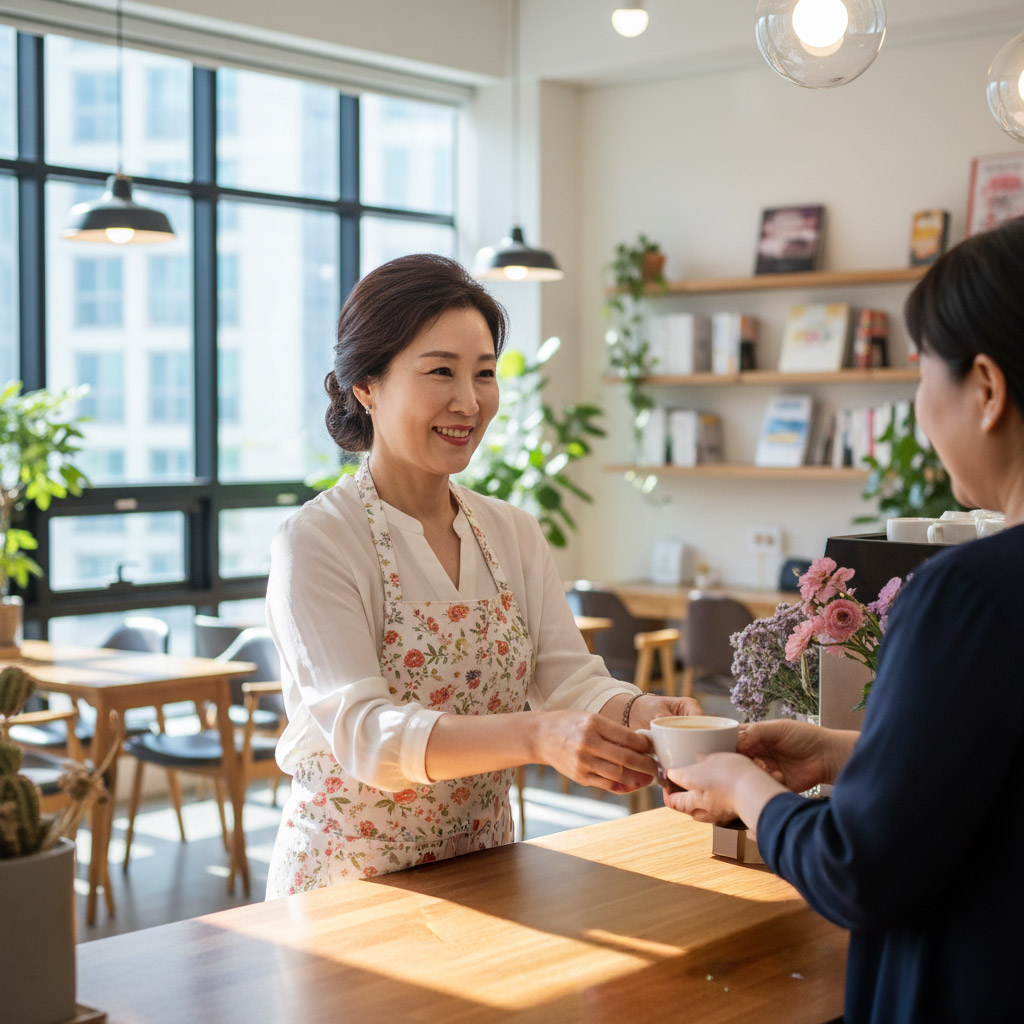 실제 일하는 모습