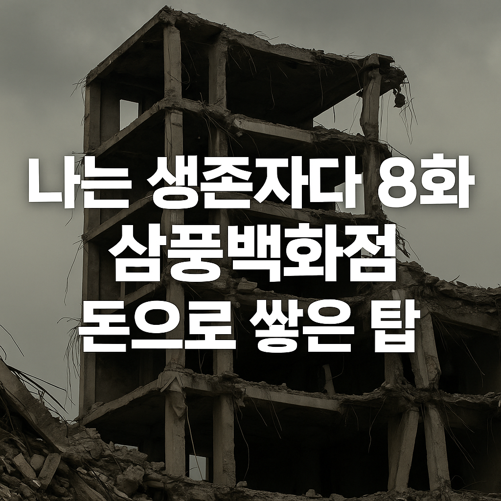 삼풍백화점 &ndash; 돈으로 쌓은 탑