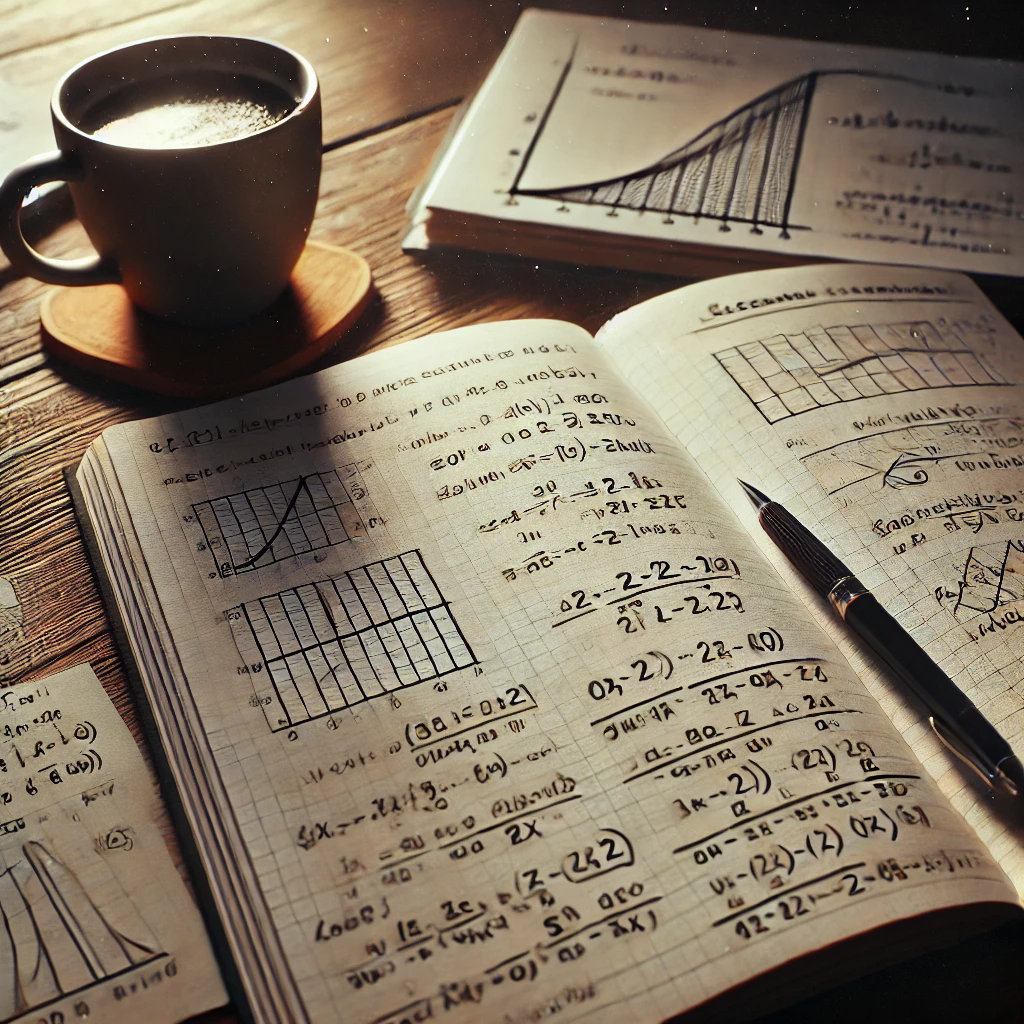 수학 개념 적어놓은 노트
