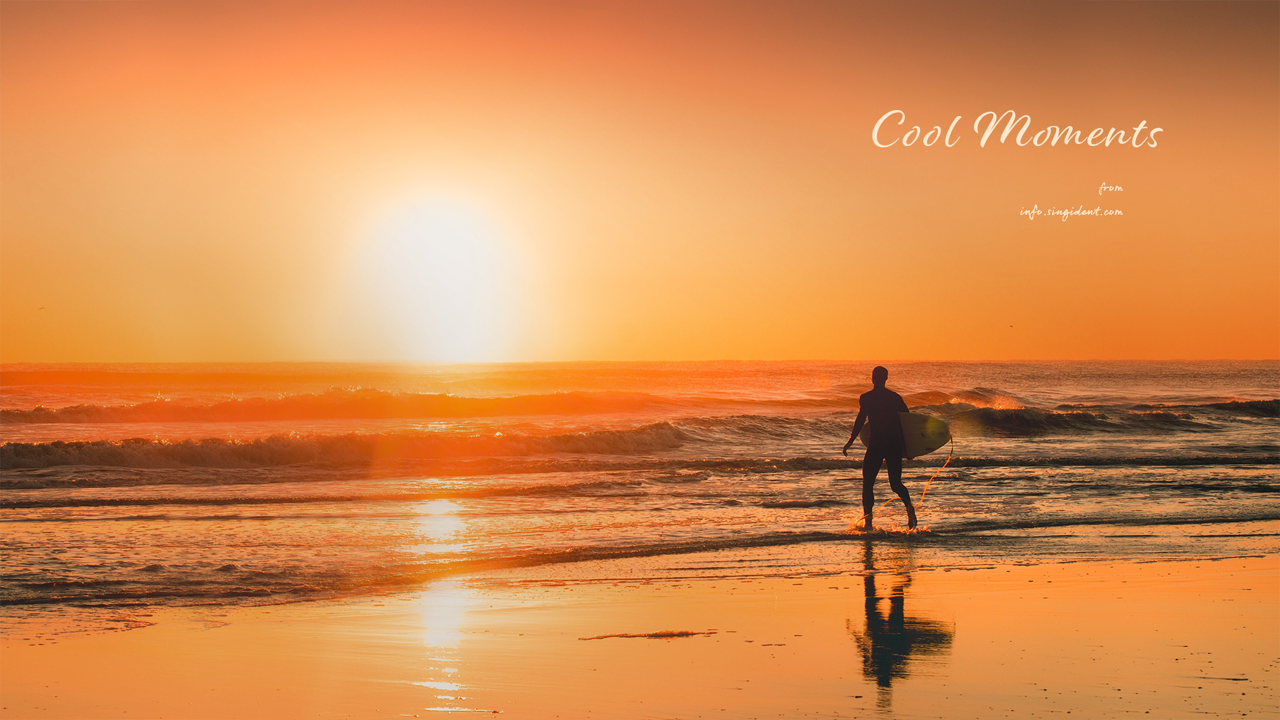 05 해변의 노을 C - Cool Moments 여름배경화면