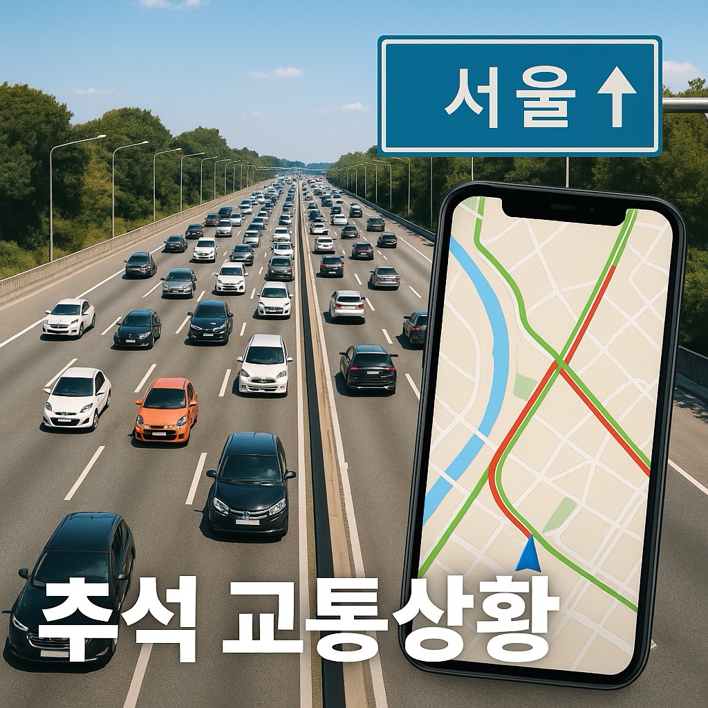 추석 귀성길 교통정체 미리보기 &amp; 앱 추천 - 귀성길 정체 안 걸리는 시간대 공개