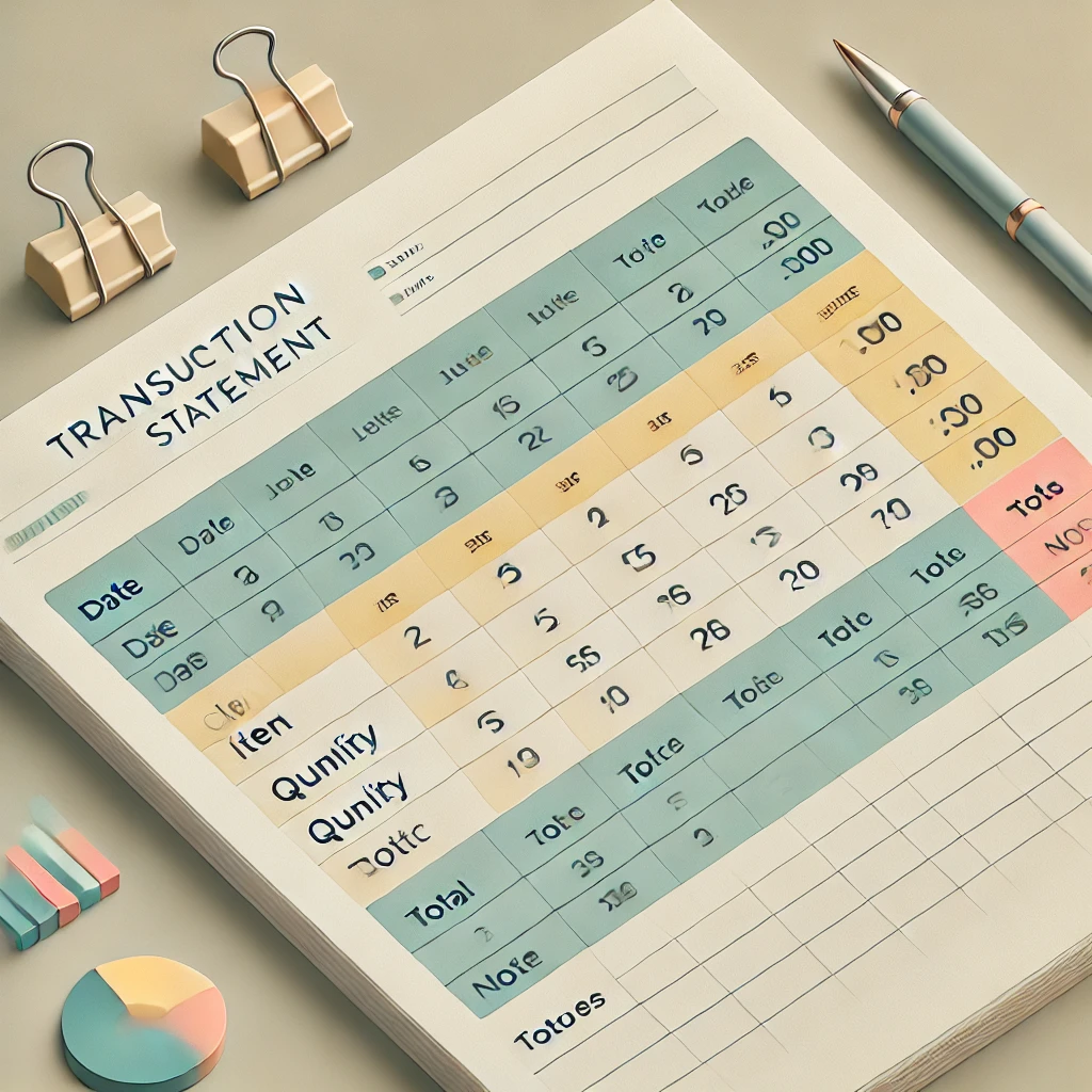 엑셀거래명세서