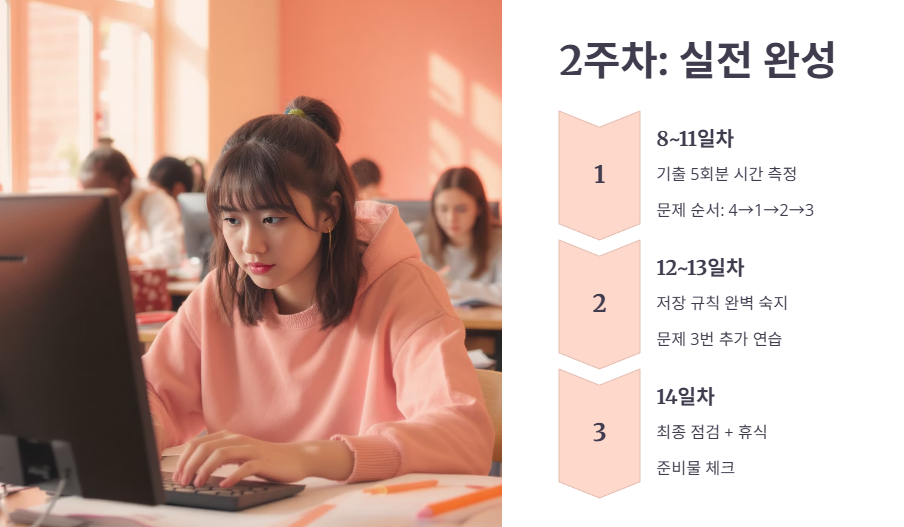 2주 초단기 독학 합격 로드맵 (2주차 실전)