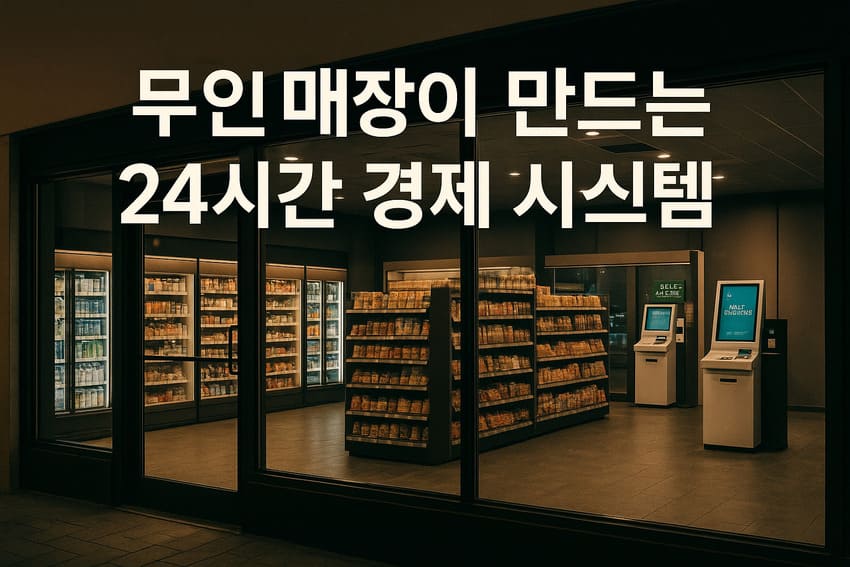 무인 매장이 만드는 24시간 경제 시스템