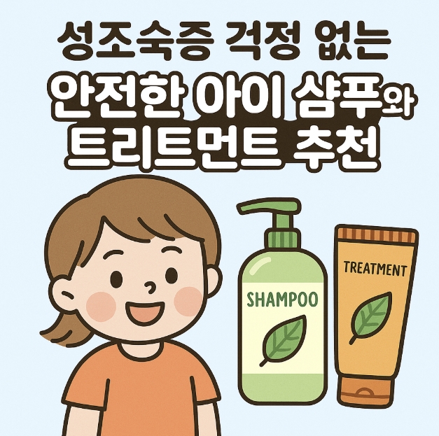 성조숙증 걱정 없이 안전한 샴푸,트리트먼트 사진