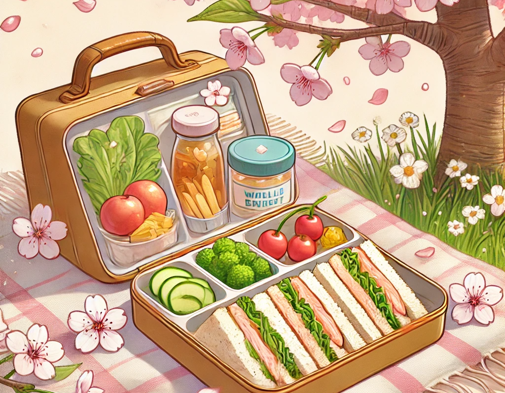 서울 벚꽃 명소 추천 다이어트 도시락 메뉴관련 이미지
