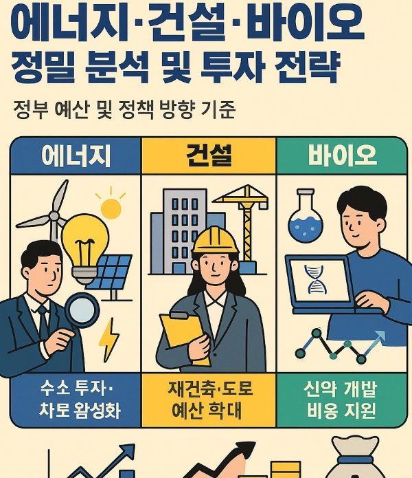 신정부 국책사업 수혜주 분석-에너지, 건설, 바이오