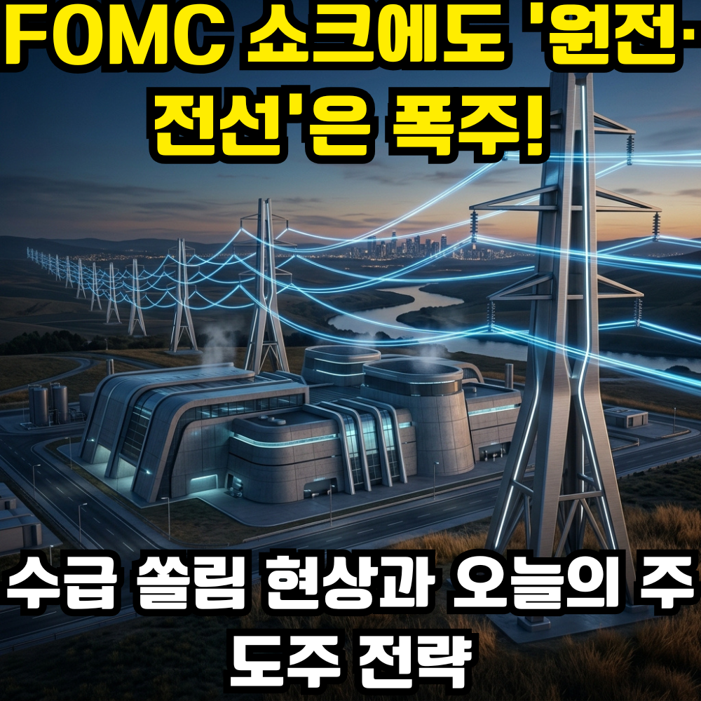 6월 18일 FOMC 쇼크 속 원전&middot;전선 섹터 주도주 수급 분석