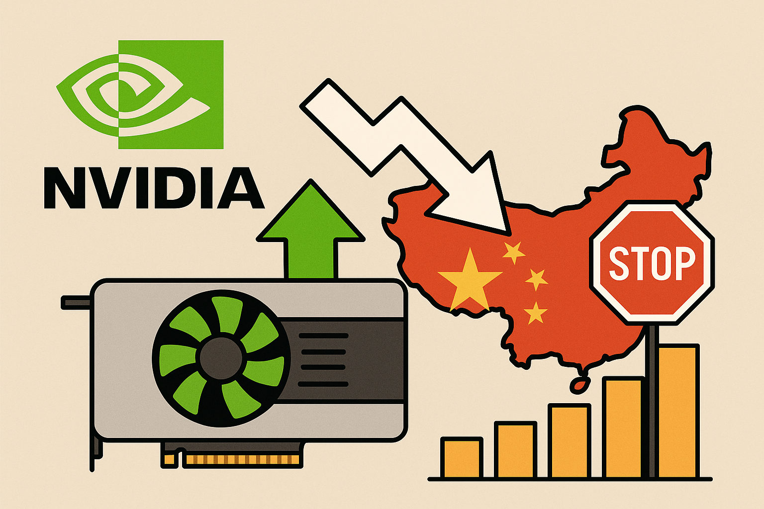 미국 주식 투자 중국 반도체 수출 규제 속 엔비디아(NVDA) 투자 기회와 리스크