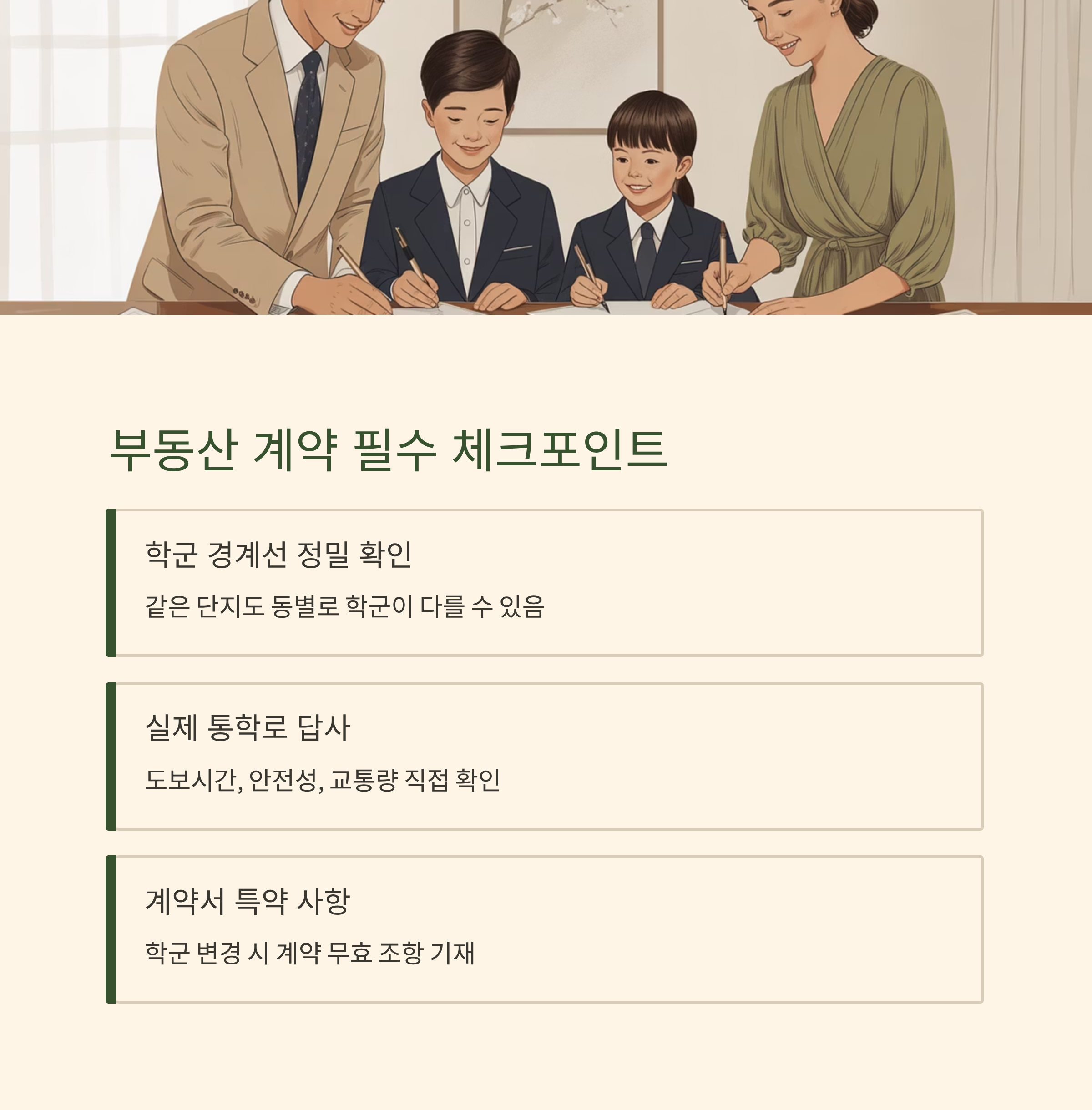 학군 이사 시 부동산 체크포인트