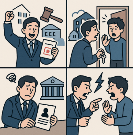 점유현황 미확인 낙찰자 소송